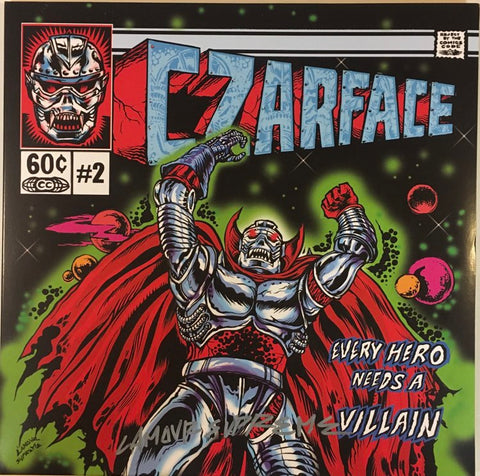 Czarface – Every Hero Needs A Villain 2 LP SIGNED by L'AMOUR SUPREME - A Shake It Exclusive!