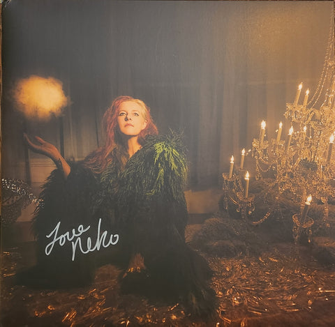 Neko Case -Neon Grey Midnight Green LP Ltd Ed Frosted Clear Vinyl Shake It Exclusive SIGNED!