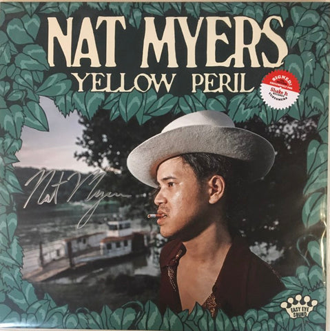 Nat Myers - Yellow Peril LP Ltd Green & Black Marbled Vinyl Shake It Exclusive SIGNED