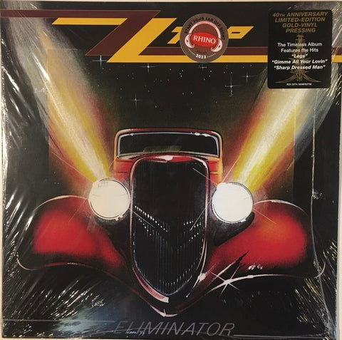 ZZ Top – Eliminator LP 40th Anniversary Edition Ltd Gold Vinyl