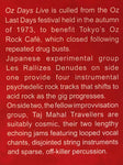 Les Rallizes Denudes / The Taj-Mahal Travellers – OZ Days Live 1973 LP