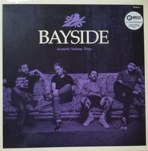 Bayside - Acoustic Volume Three LP Ltd Indie Purple Vinyl w/ MP3