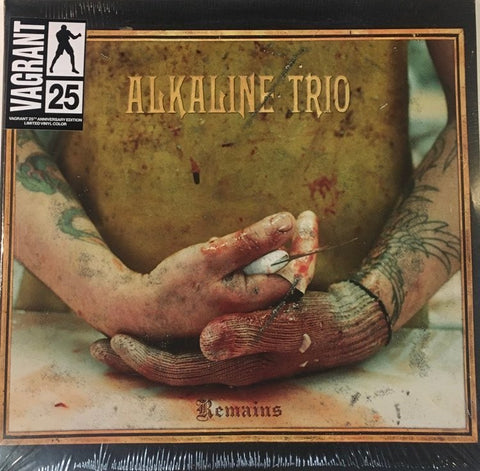 Alkaline Trio – Remains 2 LP Ltd Red With Black Splatter Vinyl