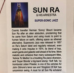 Sun Ra And His Arkestra – Super-Sonic Jazz LP Ltd Clear Vinyl