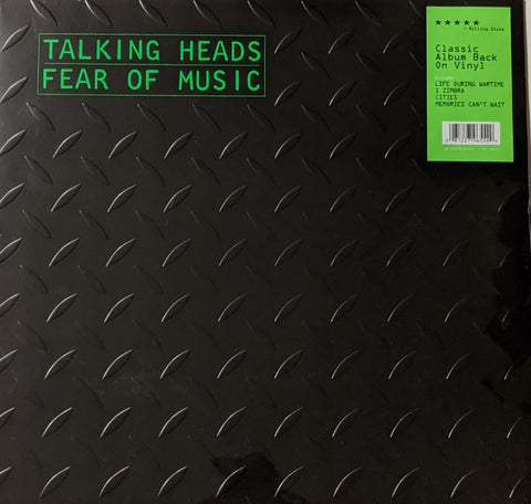 Talking Heads - Fear of Music LP EU Import w/ Embossed Cover