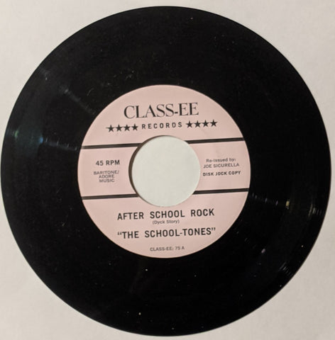 School-Tones - After School Rock b/w Class-Tones - Roach's Rock   7" Repro