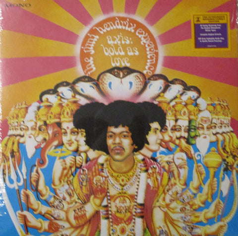 Jimi Hendrix - Axis: Bold As Love LP 180 gram Mono Audiophile Vinyl