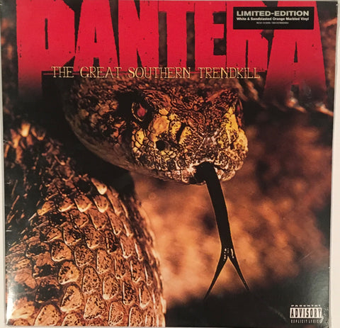 Pantera – The Great Southern Trendkill LP Ltd White & Sandblasted Orange Marbled Vinyl