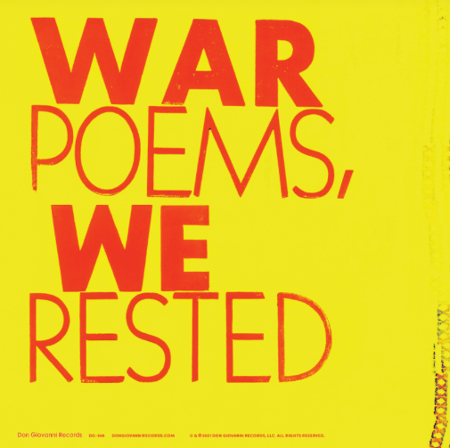 Omega Poems R. Ring - War Poems, We Rested LP Shake It / Omega Exclusive on Cherry ...